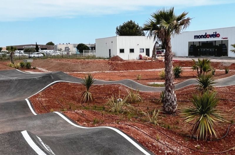 pump-track et piste d'essai